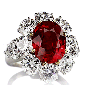 Ruby Diamond Ring